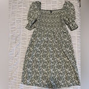 Shein Curve Midi Floral Dress